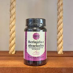 BERINJELA E ALCACHOFRA 400 MG COM 60 CAPS