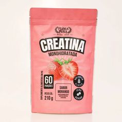 CREATINA MONOHIDRATADA SABOR MORANGO 210G FP