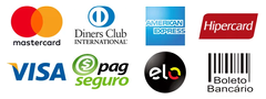 Bandeiras das formas de pagamento