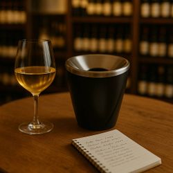BALDE CUSPIDOR DE VINHO PARA DEGUSTAÇÃO
