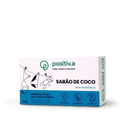 Sabão de Coco em Barra 100g - Positiv.a