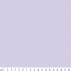 Tricoline Poá Lilás- Tecido 100% Algodão - 0,5cm x 1,5mt