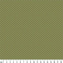 Tricoline Poá Castanho- Tecido 100% Algodão - 0,5cm x 1,5mt