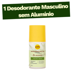 Desodorante sem Alumínio Roll-On Masculino - 75ml