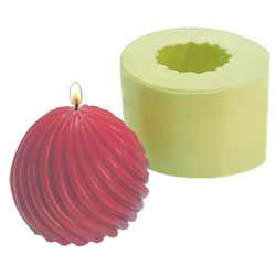 Molde de Silicone Bola Espiral