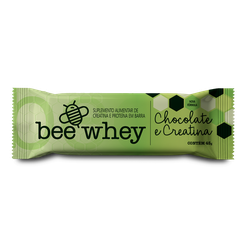 Barra de Proteína BeeWhey Chocolate + Creatina | Caixa com 12 barras