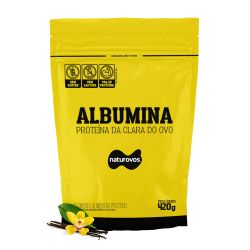 ALBUMINA NATUROVOS 420G BAUNILHA