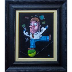 Clayton Silva - Brasileiro - Óleo sobre tela - 40x30cm - a.n.v - 2019_com_moldura