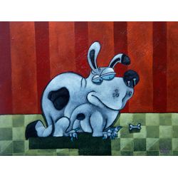 Clayton Silva - To de Regime - Oleo sobre tela - 30x40 cm - a.c.i.d./a.n.v. - 2018