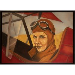 Marcos - Pilota - Acrílica sobre tela - 70x100cm - a.c.i.d - 2018