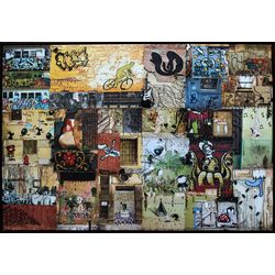 Célia Nahas - Grafite color - Técnica mista sobre placa - 70x100cm - a.c.i.d