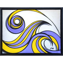 Leo Paris - Composição - Acrílica sobre tela - 60x80cm - a.c.i.d