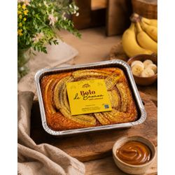 Bolo de Banana Invertido
