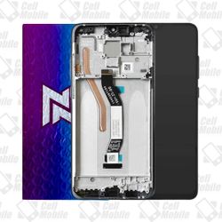 FRONTAL XIAOMI REDMI NOTE 8 PRO PRETO IMPORTADO C\/ ARO PRETO (NN)