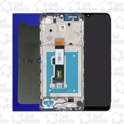 FRONTAL MOTOROLA MOTO E22 PRETO IMPORTADO INOX COM ARO