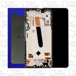 FRONTAL XIAOMI POCOPHONE F3 PRETO INCELL INOX COM ARO
