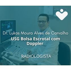 USG Bolsa Escrotal com Doppler - RADIOLOGISTA - Dr. Lukas Moura Alves de Carvalho