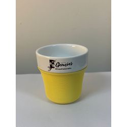 Coffee Cup com luva amarela
