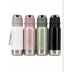 Garrafa Térmica Inox 500ml Parede Dupla a Vácuo com Tampa Rosqueável – Mantém Bebidas Quentes e Geladas