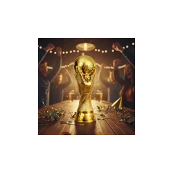 Corneta Taça Copa Do Mundo Brasil Dourada Torcida Som Alto