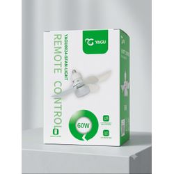 Ventilador de Teto LED Retrátil 60W com Controle Remoto – 3 Modos de Iluminação Bivolt