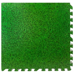 TAPETE EVA DECOR MAT GRAMA 4PC 60X60CM 10MM