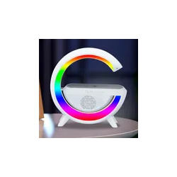 Luminária com Caixa de Som G-Sound Box e Carregador por Indução.
