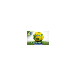 Bola Brasil Infantil 15cm Tamanho 2 Verde Amarela Futebol