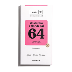 Barra 64% Castanha com Flor de Sal