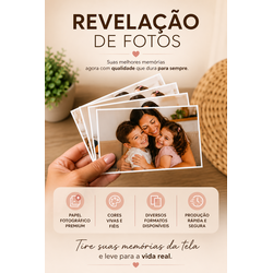 Revelação de Fotos - 50 Und.
