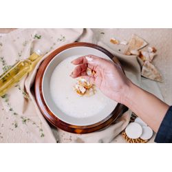 Sopa Palmito com Crouton Proteico