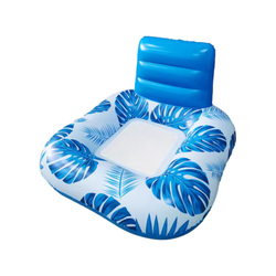 Cadeira Flutuante Inflável para Piscina - Azul