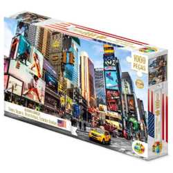 [NO] Quebra-Cabeça 1000 Peças Times Square - Cena Icônica de Nova Iorque para Montar
