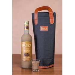 Kit 1 Coquetel Packa Cacau + 1 Bolsa Térmica + 1 Copo Shot Vidro