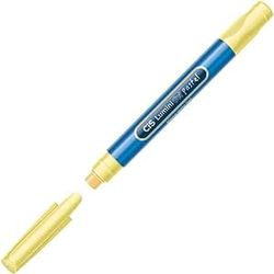 Caneta Marca Texto Cis Pastel Lumini Gel Amarelo