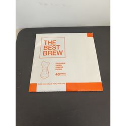 Filtro de Papel Dobrável "The Best Brew" — 40 Folhas