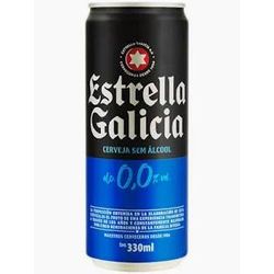 Cerveja Estrella Galicia 0,0% Pilsen Lata 330ml