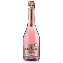 Bebida de Uva Gaseificada Garibaldi Moscato Rose Sem Álcool 750ml