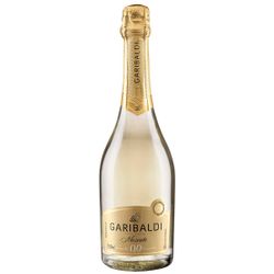 Bebida de Uva Gaseificada Garibaldi Moscato Branco Sem Álcool 750ml
