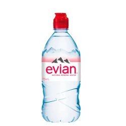 Água Evian Sem Gás PET 750ml