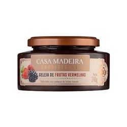 Geleia Casa Madeira Tradicional Frutas Vermelhas 240g