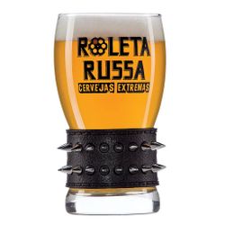 Copo Roleta Russa c/ Pulseira Preta 320ml