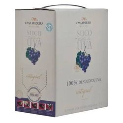 Suco de Uva Integral Casa Madeira - 3 Litros Bag in Box