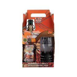 Kit (MONTADO) Roleta Russa APA 500ml + Copo c/ Pulseira Preta
