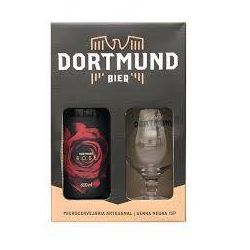 Kit (MONTADO) Dortmund Red Rose 600ml + Taça