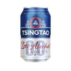 Cerveja Tsingtao Zero Álcool Lata 330ml
