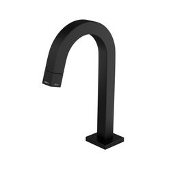 Torneira De Mesa Bica Baixa Para Lavatório Tube Black Matte