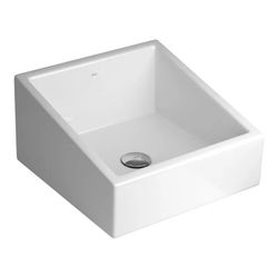 CUBA DE APOIO QUADRADA 355MM - BRANCO GELO
