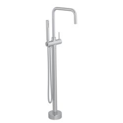 Misturador monocomando de piso para banheira quadrado