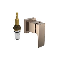 Acabamento Para Registro De Pressão 1/2U0022 E 3/4U0022 Com Mecanismo 1/2 Volta Unic Corten